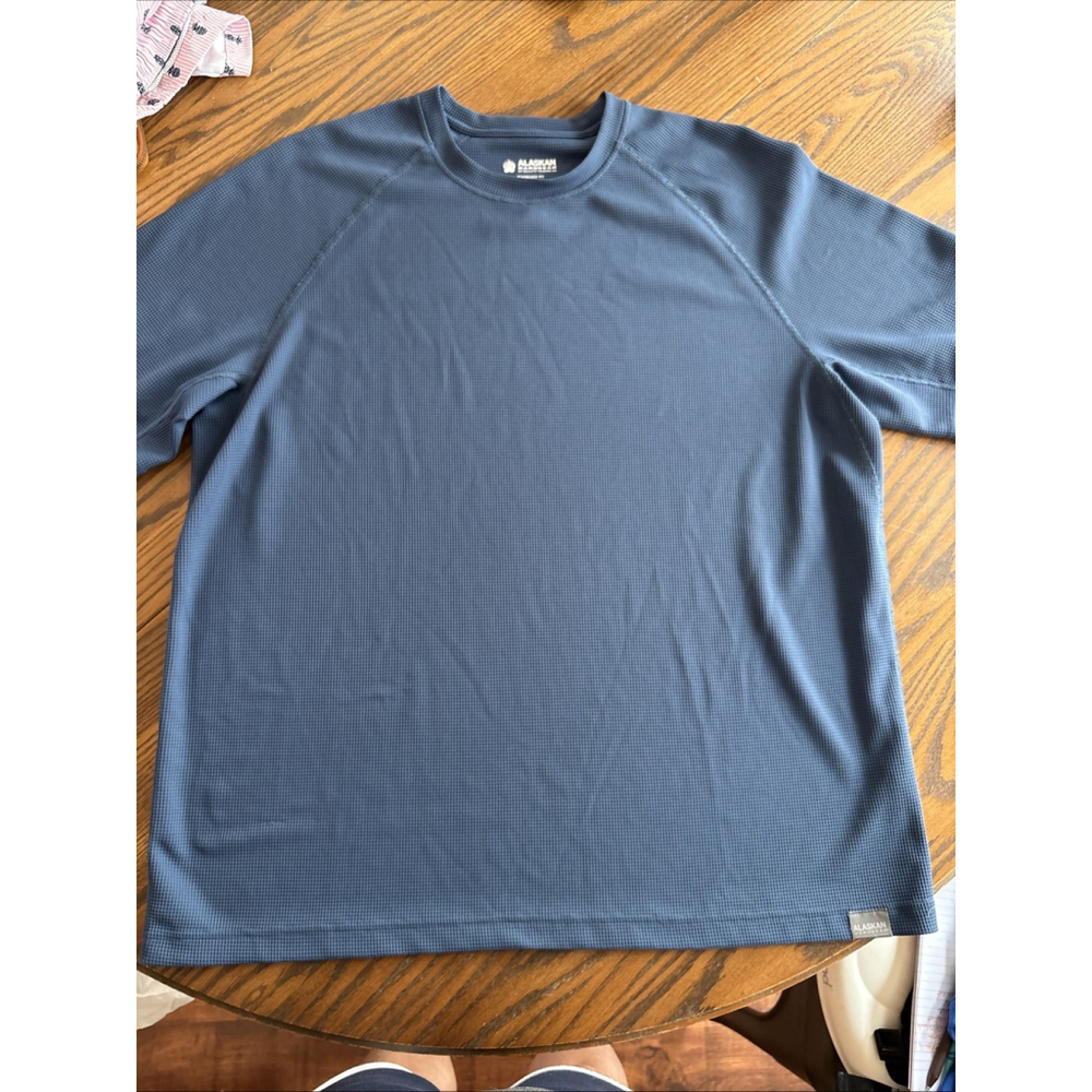 alaskan hardgear by duluth short sleeve shirt blue xl